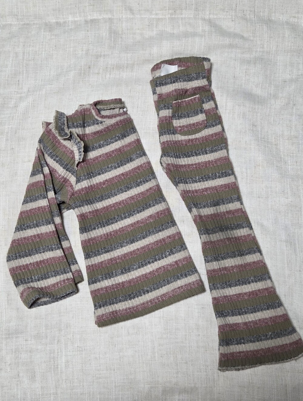 Zara Kids ribbed knit matching set